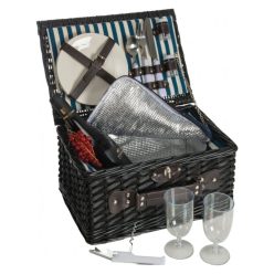 Piknik kosár, két személyes, hűtőrekesszel