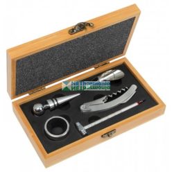 BAMBOO PLEASURE boros szett, barna, ezüst