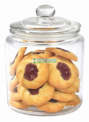 COOKIE DEPOT sütitartó üveg
