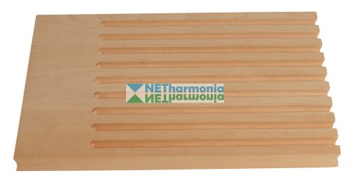 WOODEN BAKY vágódeszka: vágóráccsal és morzsarekesszel, tálalódeszkának is használható, bükkfából készült 