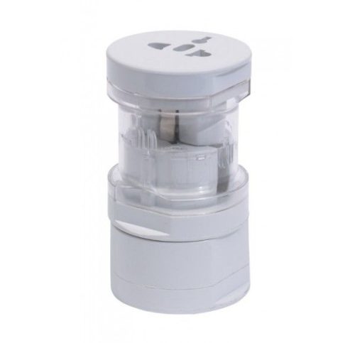 Global utazó adapter, fehér