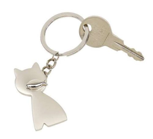 Cat kulcstartó cica formával 