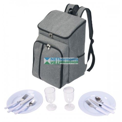 LEISURE DAY piknik hátizsák 2 fő részére, szürke