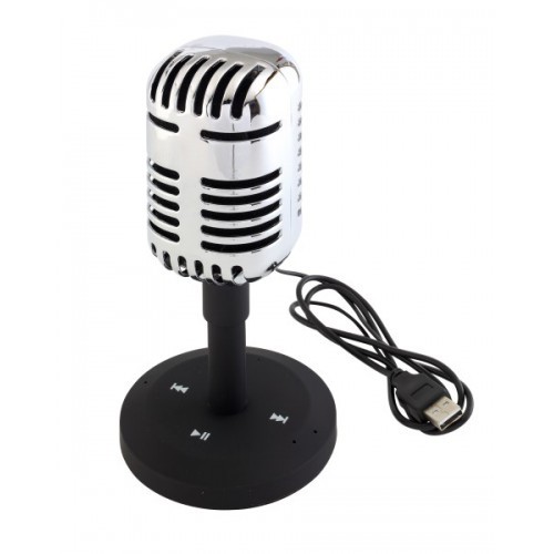 MICROPHONE bluetooth hangszóró retro stílusban