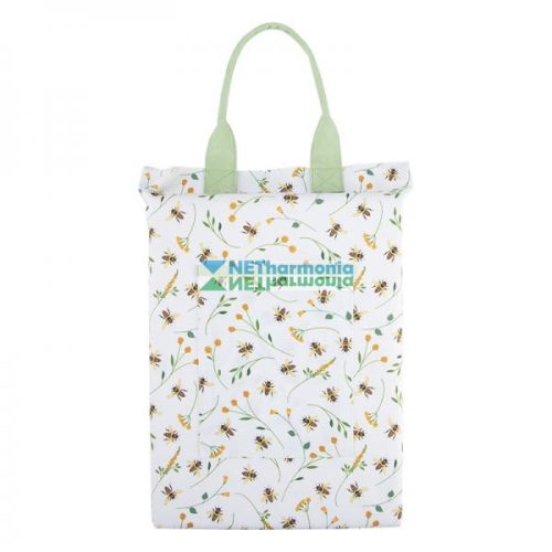 Kerti térdelő párna méhecske mintával