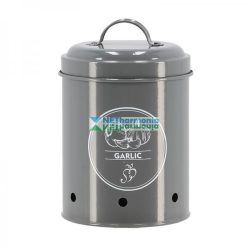 Fokhagyma tároló, sötétszürke, 1,15 literes