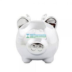 Malac alakú persely szárnyakkal, ezüst M