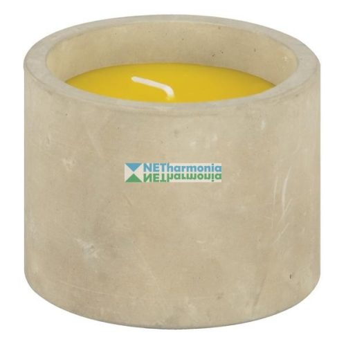 Citrusos gyertya beton tartóban 
