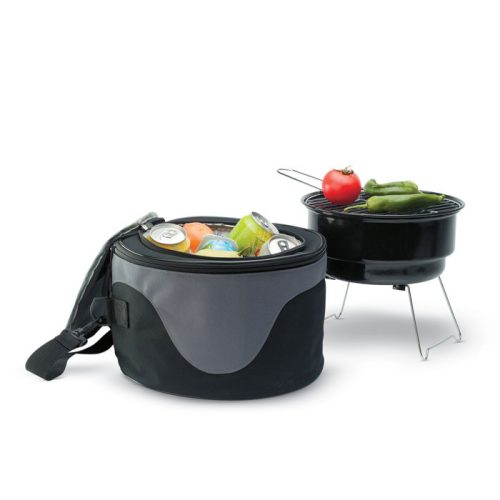 BBQ hűtőtáska fém grillel