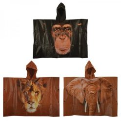 Gyerek esőkabát, afrikai állatos 