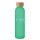 ABE matt üveg palack bambusz fedéllel, 500 ml