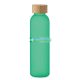 ABE matt üveg palack bambusz fedéllel, 500 ml