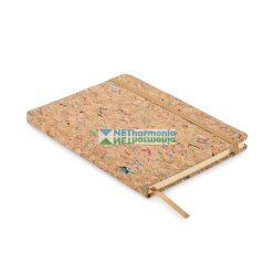   CORNOTA A5 jegyzetfüzet, színezett parafa keménytáblás borítóval