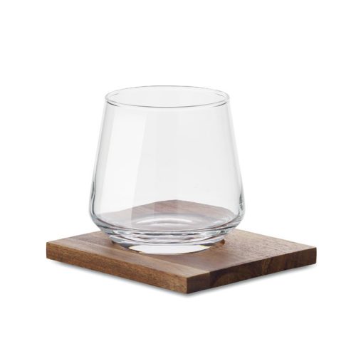 DRINKS pohár akáciafa poháralátéttel