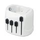 PRO 3-POLE univerzális, 3 pólusú utazó adapter 