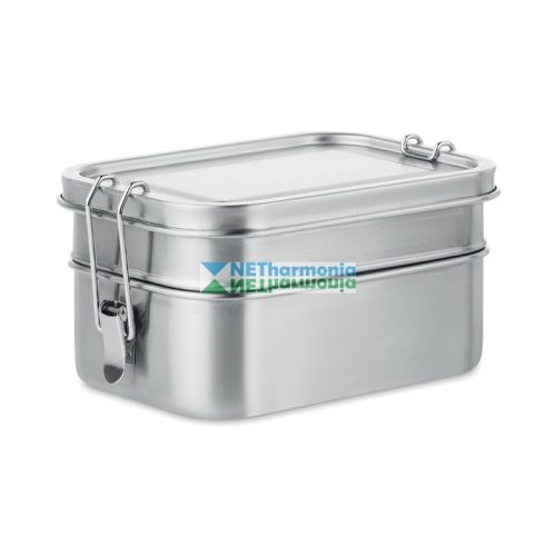 DOUBLE CHAN kétemeletes rozsdamentes acél uzsonnásdoboz