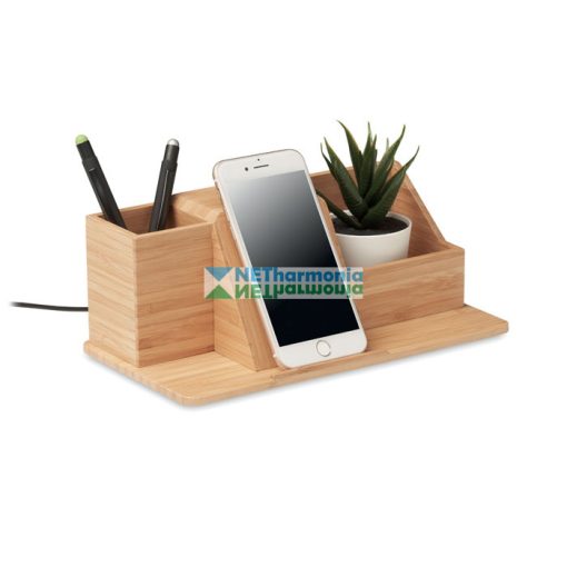 GROOVY bambusz asztali rendszerező és tolltartó