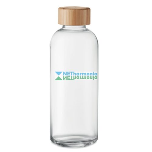 FRISIAN üvegpalack bambuszfedéllel, 650 ml