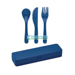   RIGATA többször használható PP hordozható evőeszközkészlet tokban