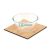 LEPY 4 darab puzzle alakú bambusz alátét készlet