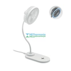   VIENTO asztali vezeték nélküli töltő ventilátor és lámpa