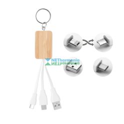 CLAUER kulcstartó csatlakozó kábellel