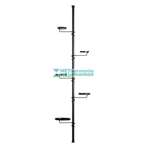 Teleszkópos fém virágtartó állvány, 300 cm 