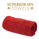Superior SPA fürdőlepedő, piros, 70x140