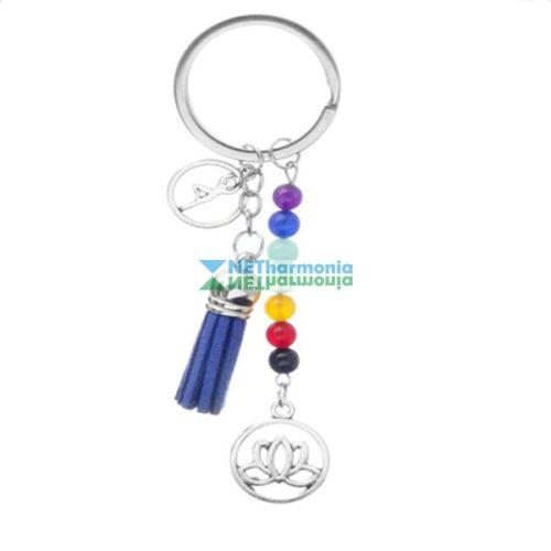 Szerencsehozó csakra kulcstartó